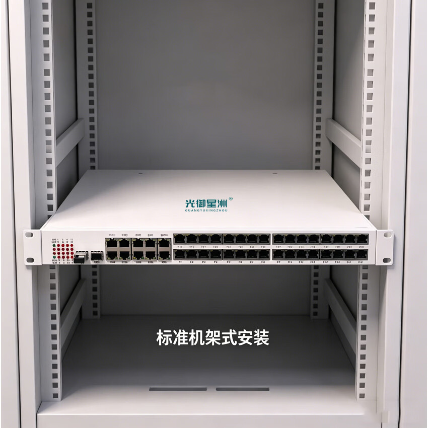 光御星洲 GY-16E126F16P16C综合多业务光端机 16电话+16磁石+16E1+2千兆+6百兆物理隔离单纤1对高清大图