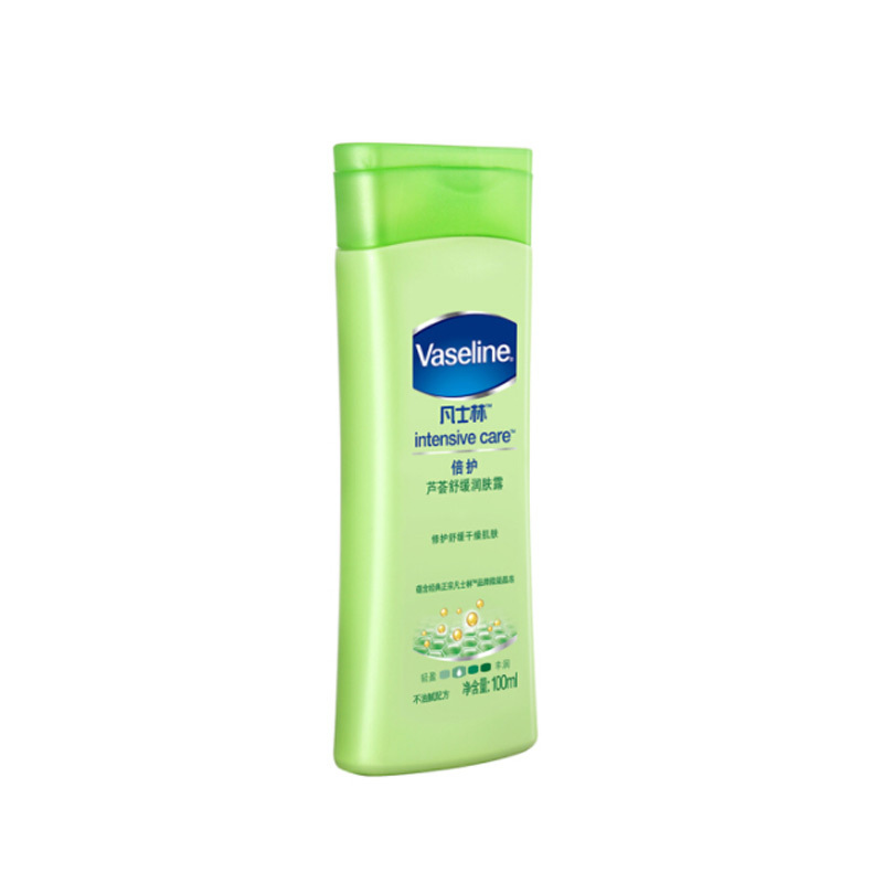 凡士林(VASELINE) 倍护芦荟舒缓润肤露 48X100ml (新老包装随机发货)