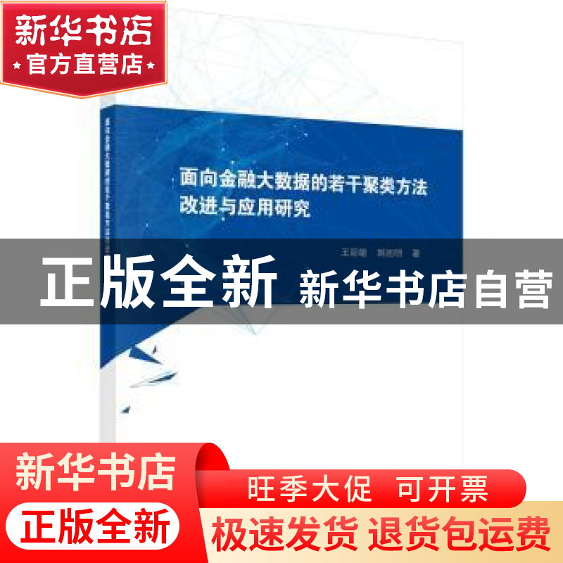 正版 面向金融大数据的若干聚类方法改进与应用研究 王丽敏,韩旭高清大图