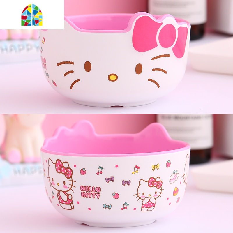 卡通单个创意个性家用学生儿童吃饭碗可爱少女心水果碗