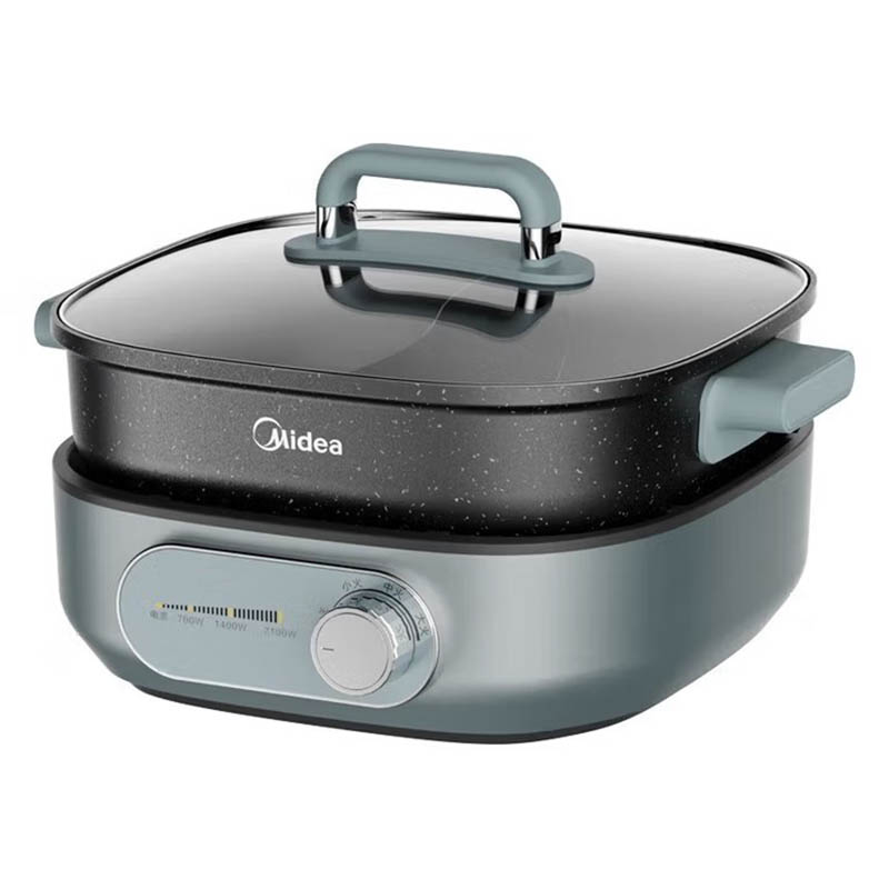 美的(Midea)电火锅 电煮锅 电炒锅 电蒸锅 多功能锅家用蒸锅 MC-HGS303003