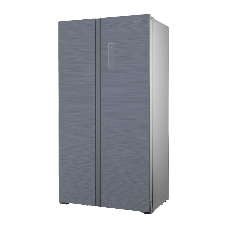 美菱对开门冰箱bcd551wpb551l一级能效双变频风冷无霜节能保鲜冰箱