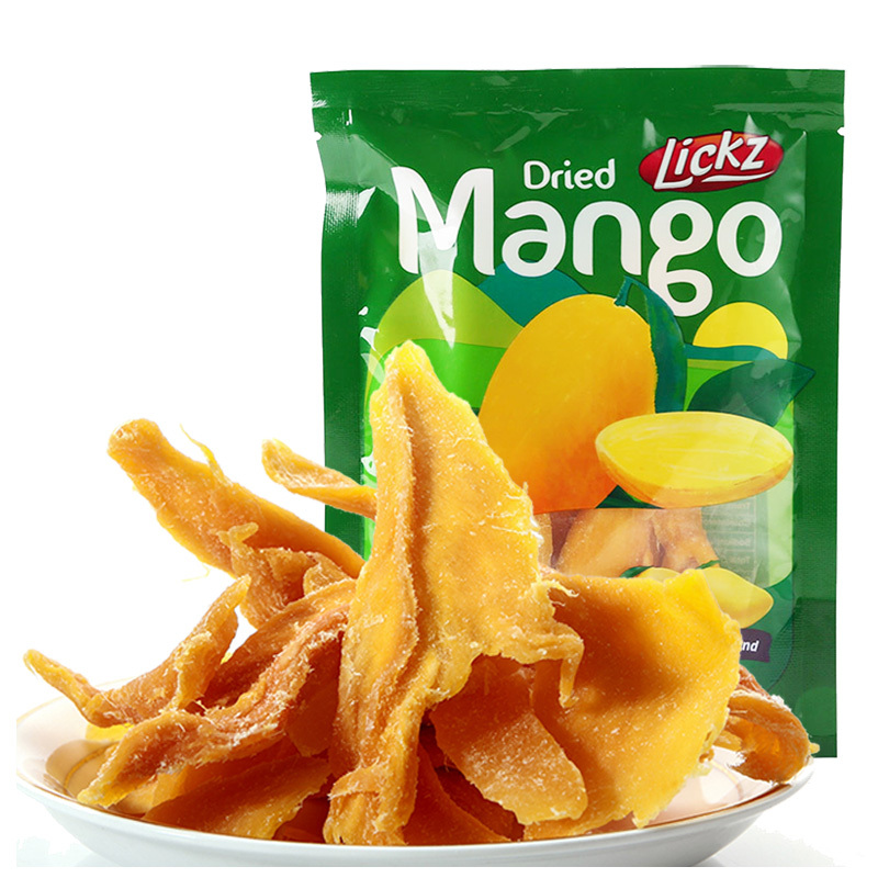 泰国进口 Licks莱可滋芒果干100g 蜜饯干果 进口休闲零食 芒果干