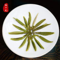 张一元茶叶 经典系列仙芝竹尖袋装茶80g(20包) 草绿色