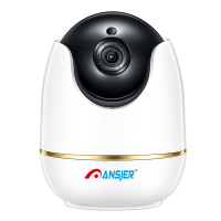 安士佳 无线wifi智能监控摄像头家用、1080P手机远程云台看家宝AN-C512 W4+16G内存卡高清版