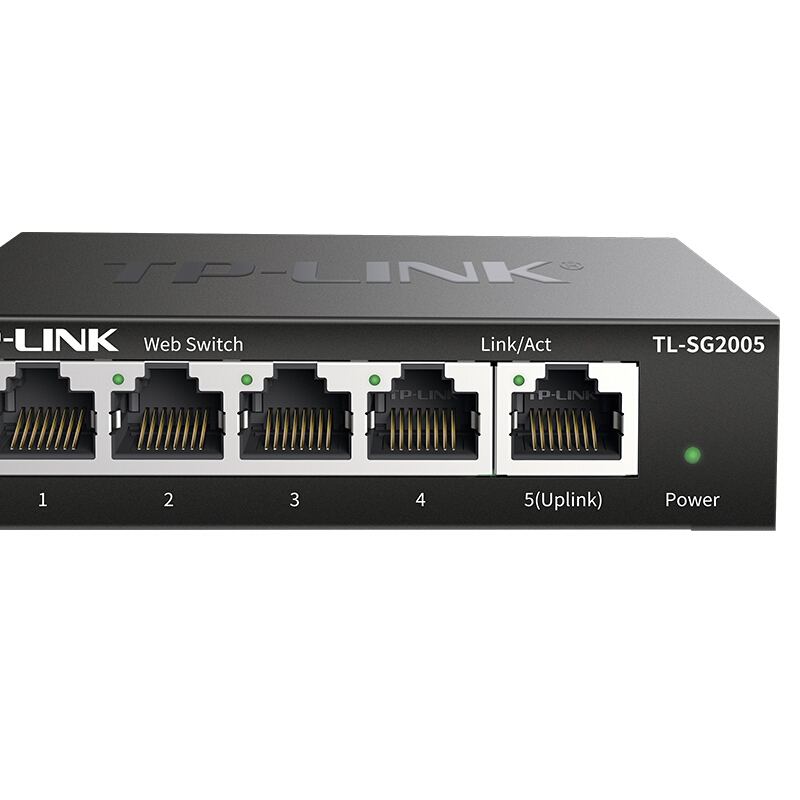 普联（TP-LINK） TL-SG2005 5口全千兆Web网管交换机 bd