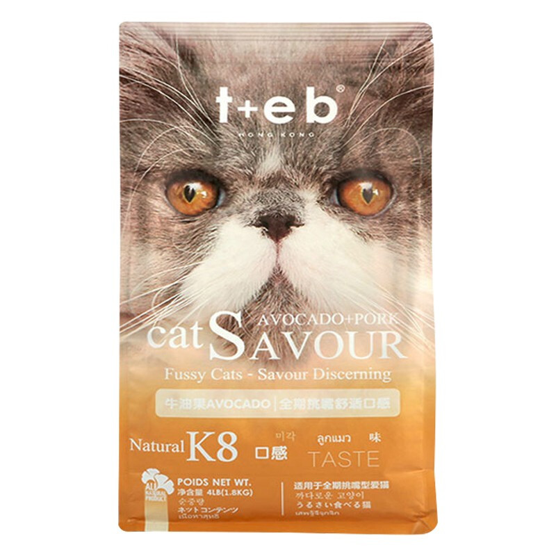 TEB汤恩贝K8幼猫成猫挑嘴猫粮1.8kg 进口原料加菲英短蓝猫天然粮高清大图
