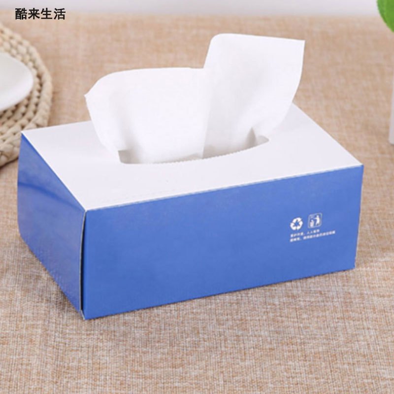 酷来生活 一次性纸巾 餐巾纸盒装纸 (一箱20盒150抽一盒)(SC)