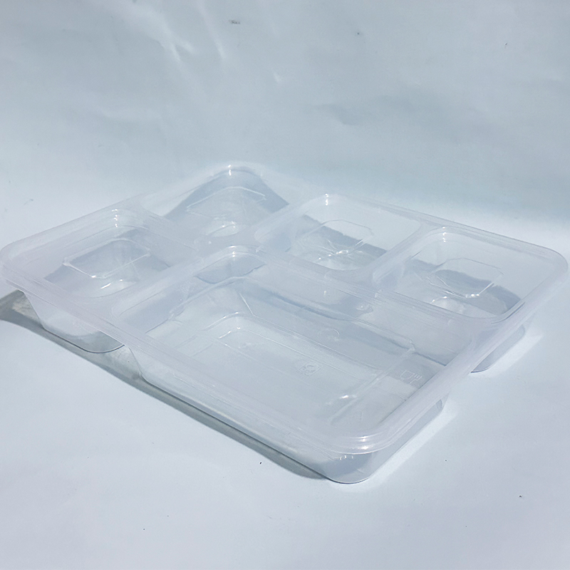 特昂优选 五格餐盒 150套/箱高清大图