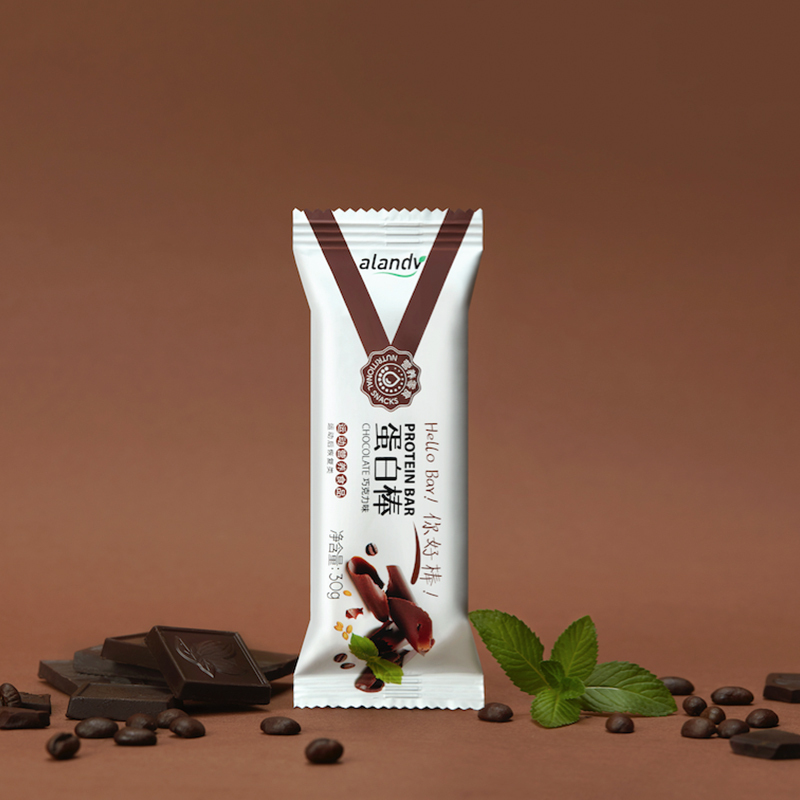 alandv 艾兰得威乳清蛋白棒 巧克力味 健身增加肌肉粉代餐饱腹能量棒男女瘦身12支/盒