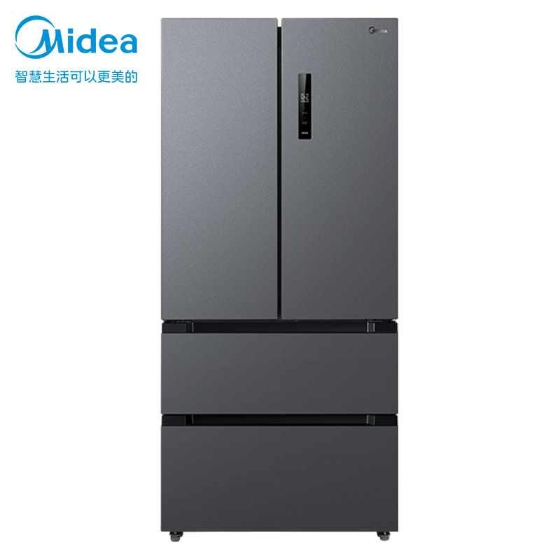 美的(Midea) 532法式多门四开门冰箱变频一级能效家用无霜双系统双循环大容量智能MR-532WFPZE高清大图