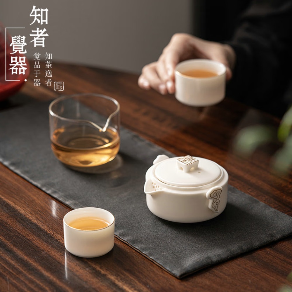 知者觉器见福旅行茶具套装高清大图