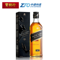 宝树行 尊尼获加黑牌375ml 黑方 苏格兰调配型威士忌 原装进口洋酒