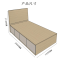 单人床 2000*1200*1100mm