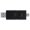 [免邮]金士顿(Kingston)32GB U盘 DTDE手机电脑两用优盘USB3.2 Type-C双接口 黑色