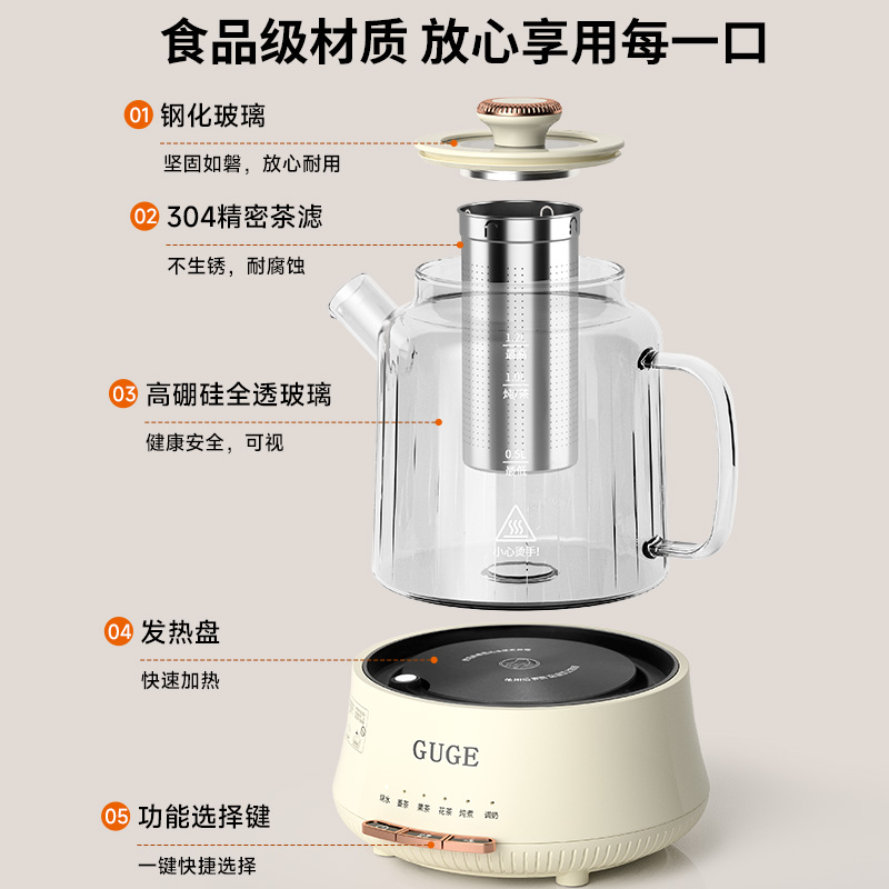 谷格 (GUGE)花茶壶 GC06高清大图