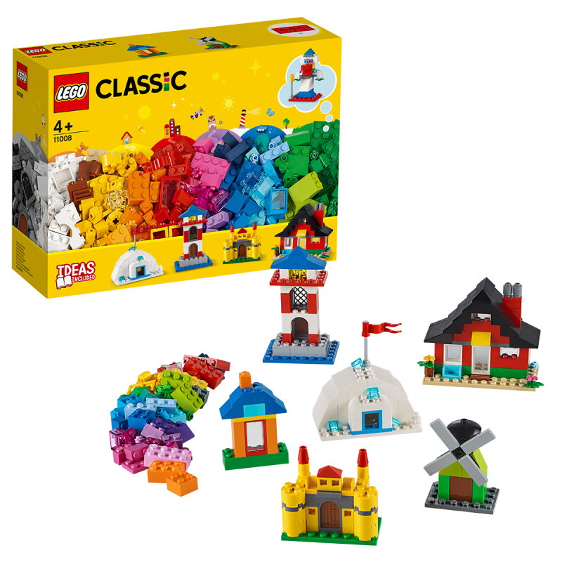 LEGO乐高经典创意系列造房子的积木11008 男孩女孩4岁+生日礼物 玩具积木
