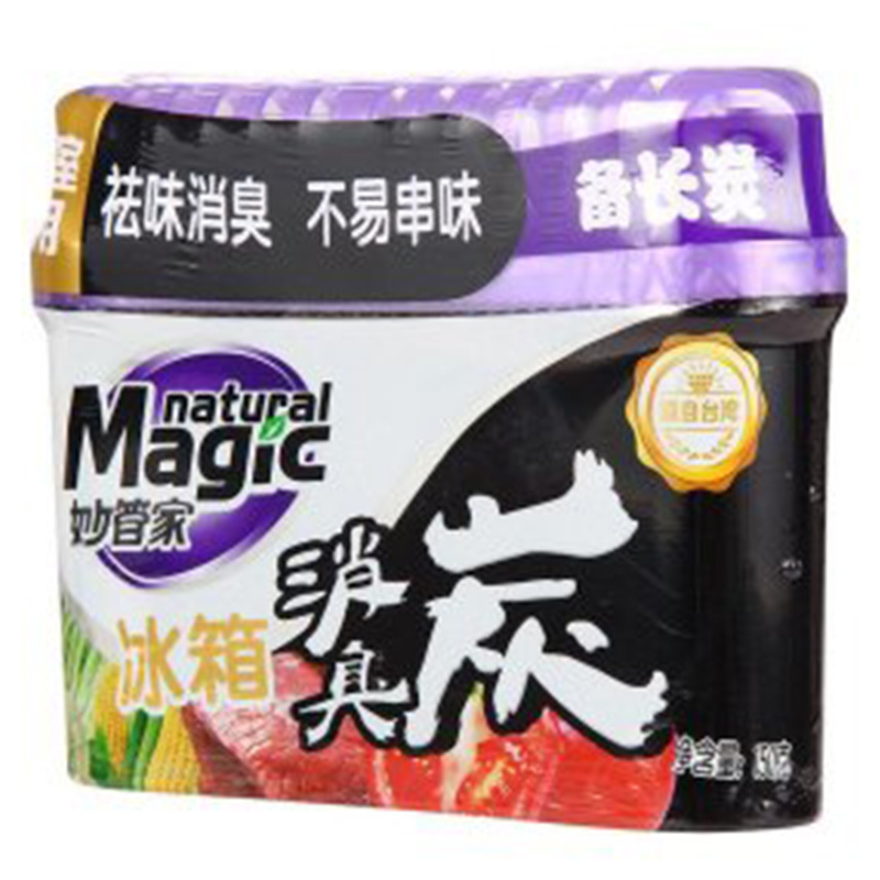 妙管家 (MAGIC AMAH)冰箱消臭炭空气清新剂 150g/盒