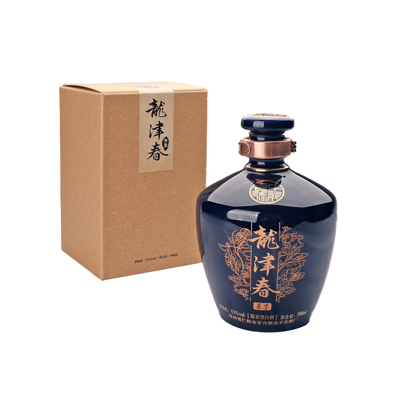 龙津春 青墨 酱香型白酒 500ml*1瓶 53度