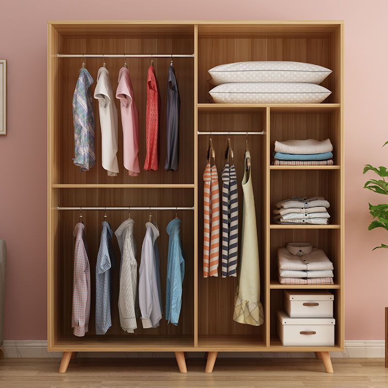 衣柜简约现代2卧室家具经济型闪电客衣橱家用4大容量收纳柜子储物柜