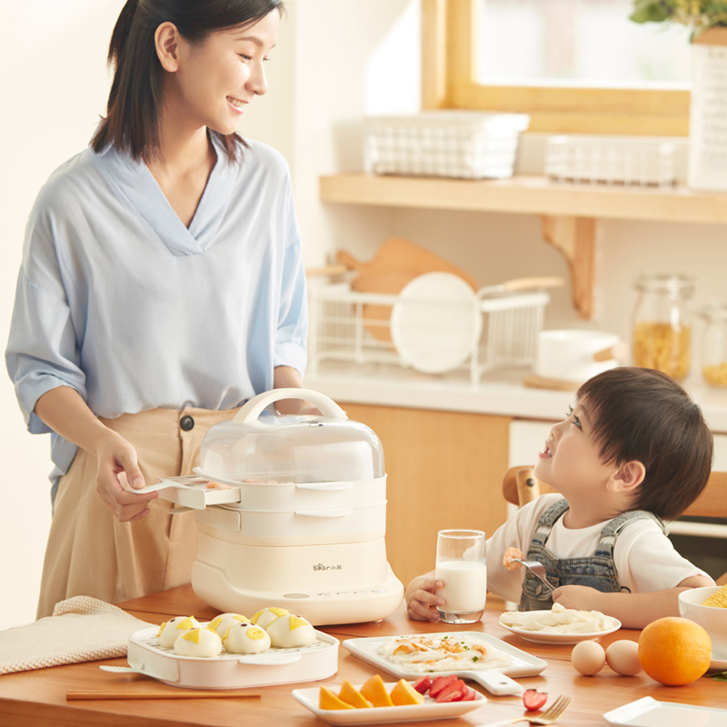 小熊(Bear)肠粉机 多功能蒸汽锅3L电热锅CFJ-A30Q3 单个装高清大图