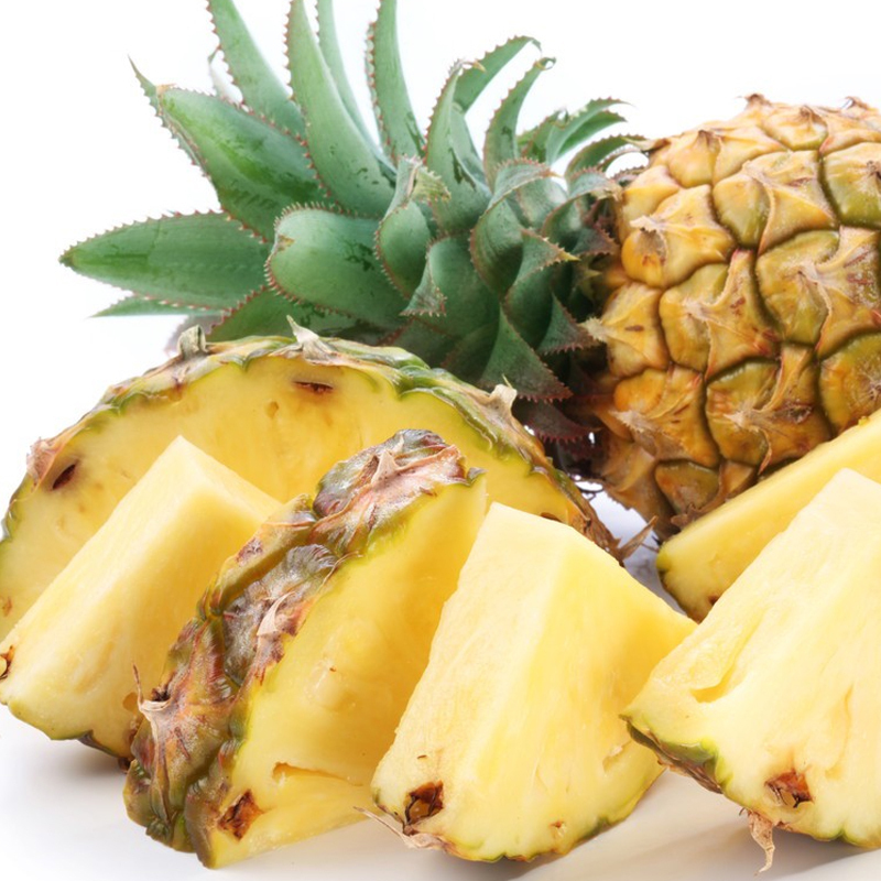 [西沛生鲜]云南牛奶凤梨 净重2.5斤 当季新鲜水果 酸甜多汁 产地精选高清大图