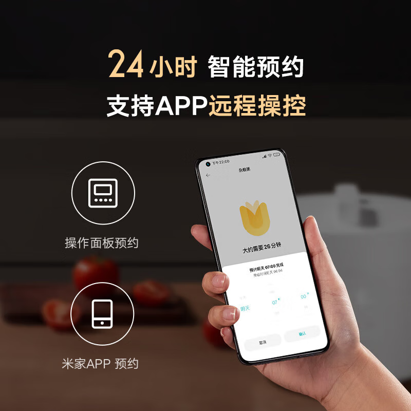 小米米家多功能电压力锅5L高清大图