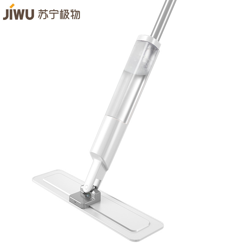 苏宁极物洁净干湿两用喷雾拖把家用清扫角落利器 木地板保养 地板喷雾除尘
