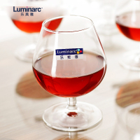 Luminarc法国(ARC)乐美雅红酒杯高脚杯干邑白兰地杯玻璃酒杯酒具套装250ML (六只装)12148非一次性使用