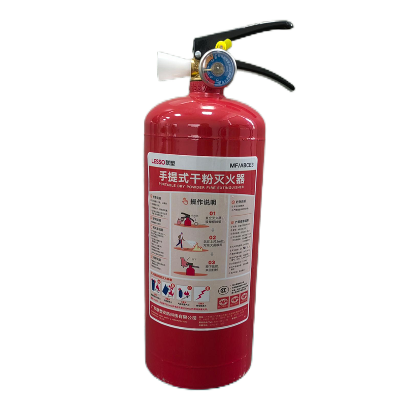 联塑手提干粉灭火器 3KG(MF/ABCE3)高清大图