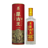 蒙古王42度红桶500ml婚宴用酒 纯粮酿造浓香型内蒙草原特产白酒