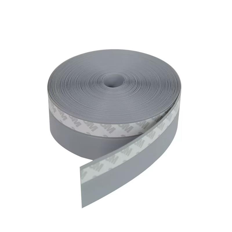 中锦科技 硅胶门窗密封条防风防尘自粘密封胶条 35mm*5米[灰色]卷高清大图