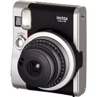 富士（FUJIFILM） 立拍立得instax Mini90胶片相机一次成像相机古典感觉相纸86x54mm即拍即得 黑色