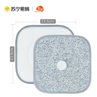 [苏宁自主品牌]百邻净污分离拖把布替换装2个装