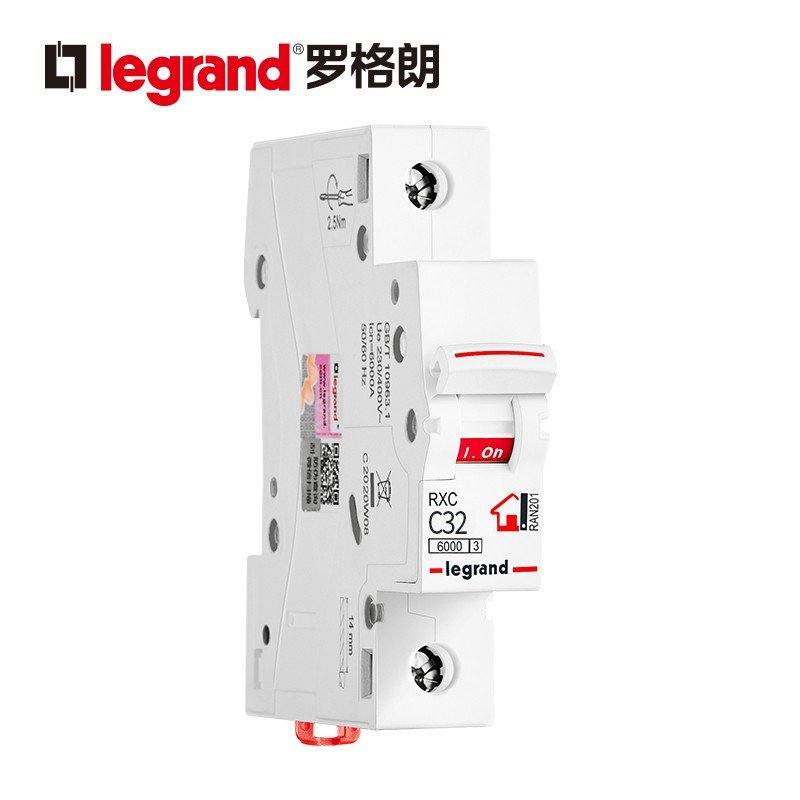 tcl罗格朗Legrand断路器1PC32A 空气开关空开小型家用智能家用总开关断电闸真空断路器不带漏电保护器