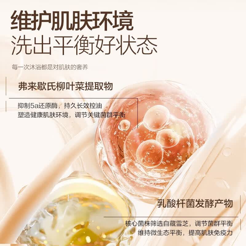 柏缇平衡水润沐浴露750ml高清大图