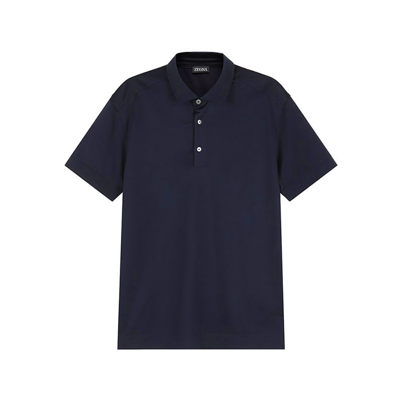 杰尼亚 zegna 男士棉质短袖polo衫ub350a5 b723视频_ 