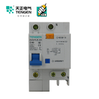 天正电气 DZ47LE-63 1P+N 30mA 热磁式 230VAC 01070020440 微型漏电保护断路器