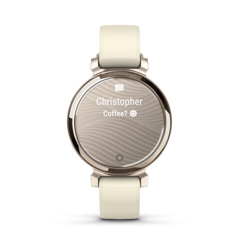 Garmin迷你时尚智能腕表心率监测天续航运动健康助手