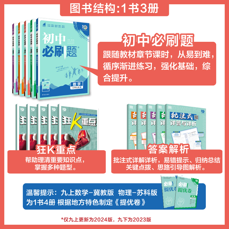 数学[冀教版] 国一下 [正版]2024初中必刷题国一八.九.年级数学语文英语物理化学政治历史地理生物上册下册人教版全套高清大图