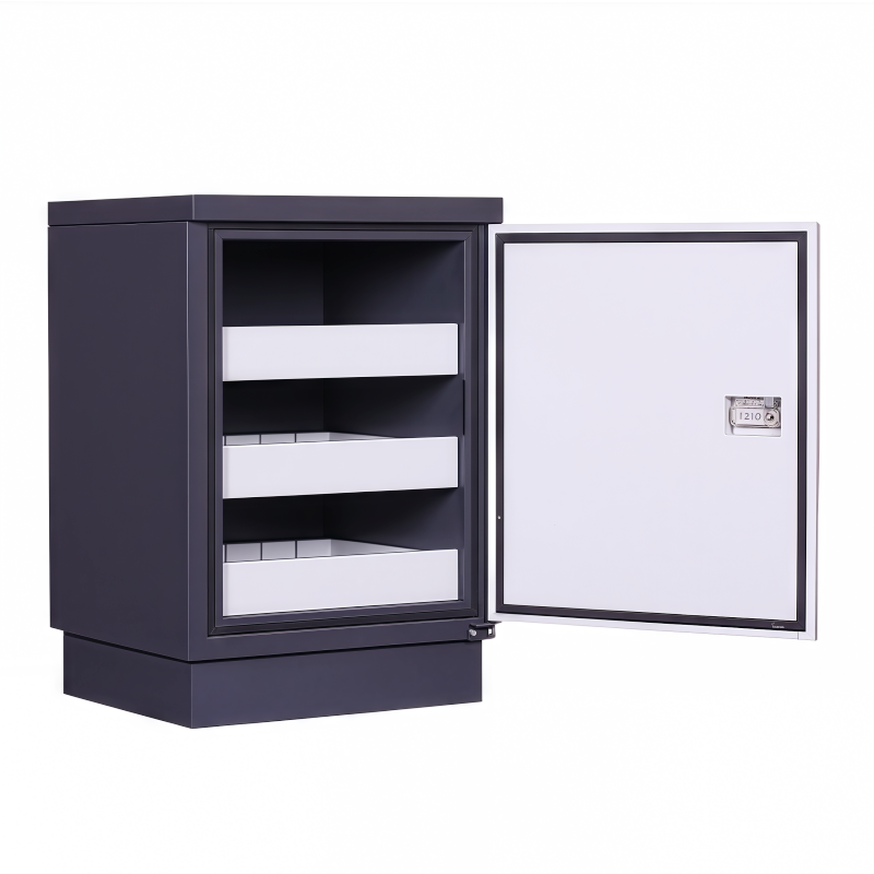 义尊 防磁柜 电子锁三抽 台高清大图