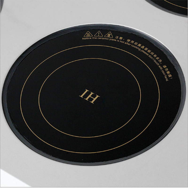 厨禾 CH-3.5BZ6L 商用大功率电磁四眼 多头电磁炉3.5kw煲仔炉6头麻辣烫 多眼平面灶 煲仔炉电陶炉