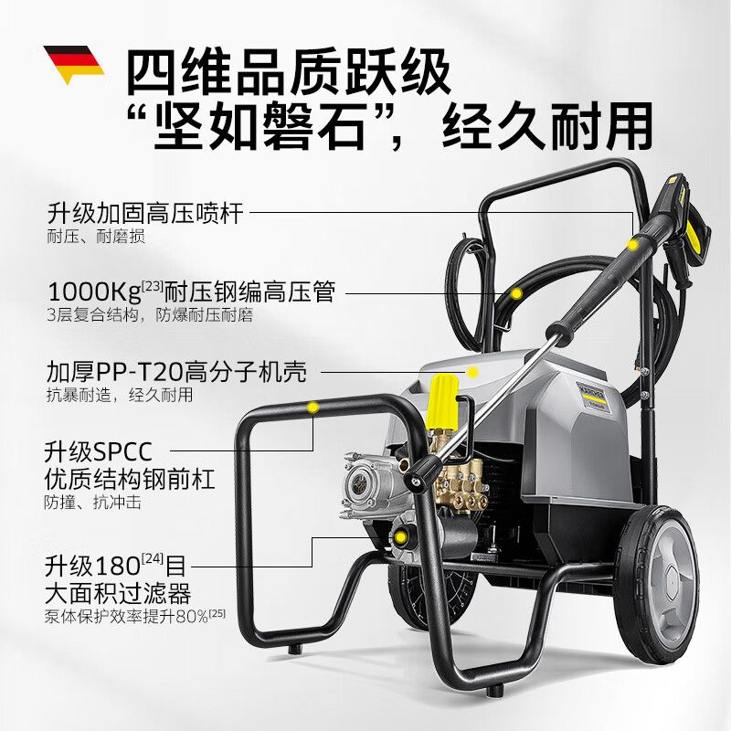 卡赫(KARCHER) HD 6/15-4高压清洗机(单位:台)银色高清大图
