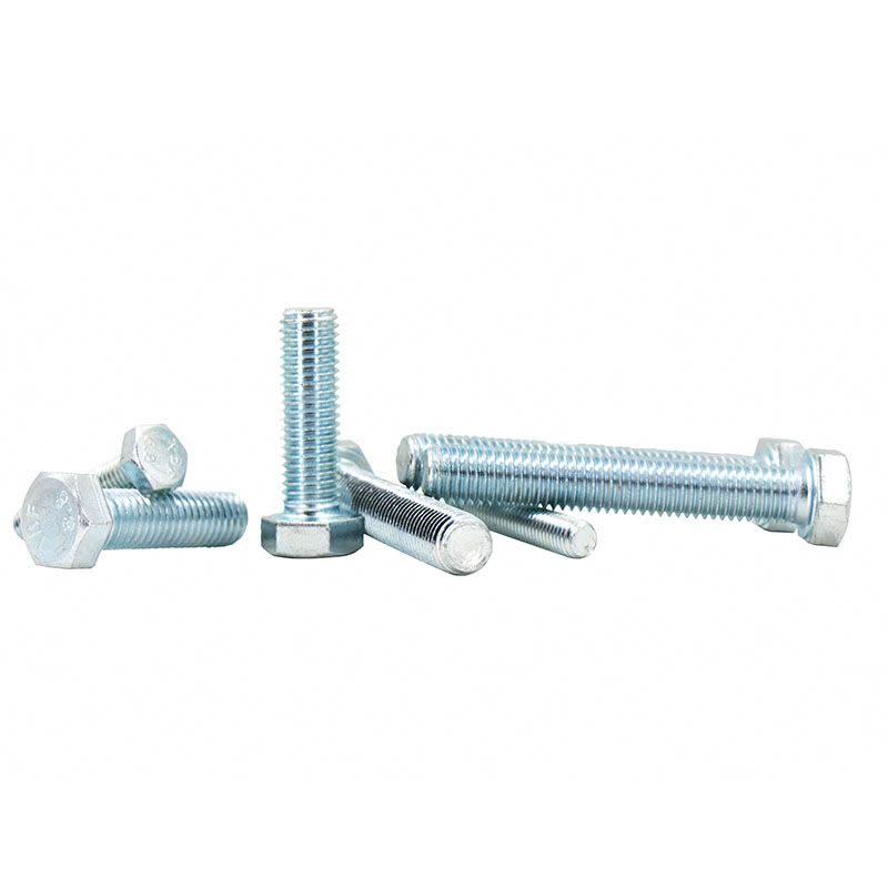 冰禹 BY-1092 8.8级碳钢镀锌六角螺栓 蓝白锌 GB5783 M12×75 (P1.75) 20个图片