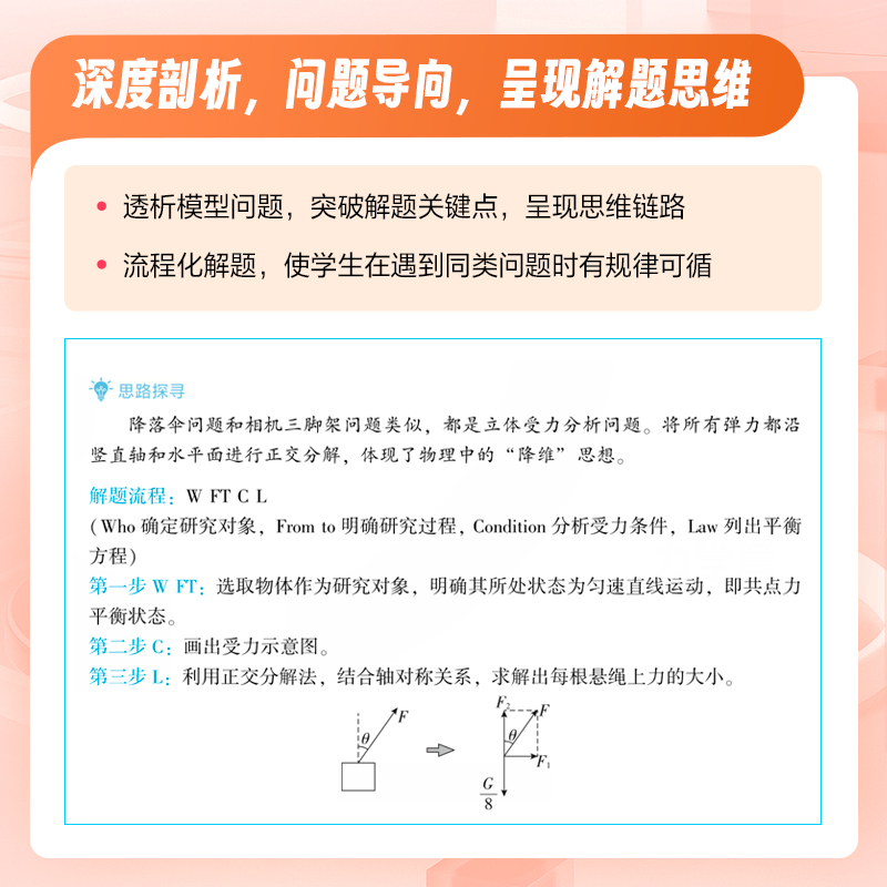 高中物理模型全解力学篇 高中通用 [正版]新版高中物理模型全解力学篇高频模型清单高中物理解题方法与技巧高一高二高三全国通高清大图