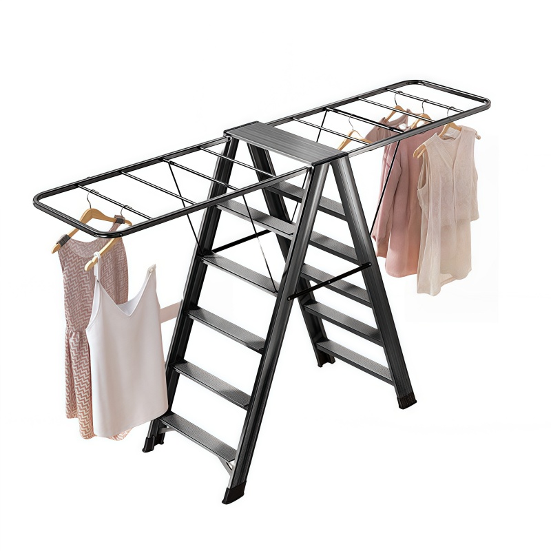 义尊 梯子晾衣架 6步 个高清大图