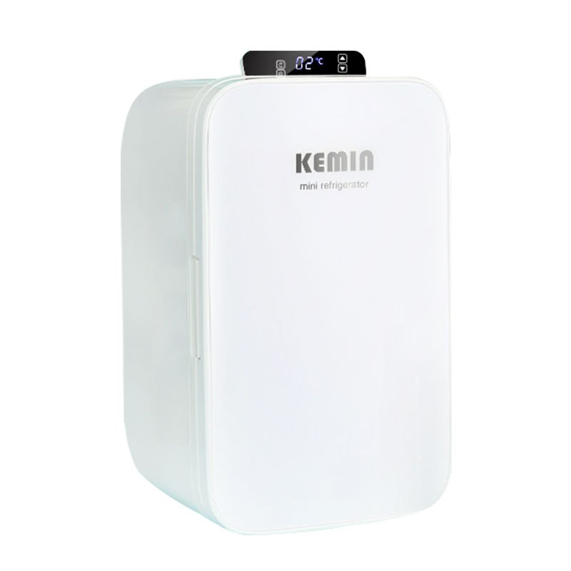 科敏K25迷你小冰箱小型家用单门式制冷微型学生宿舍二人世界 K25双核数控版-钢化玻璃门[白]/制冷空间温差30℃
