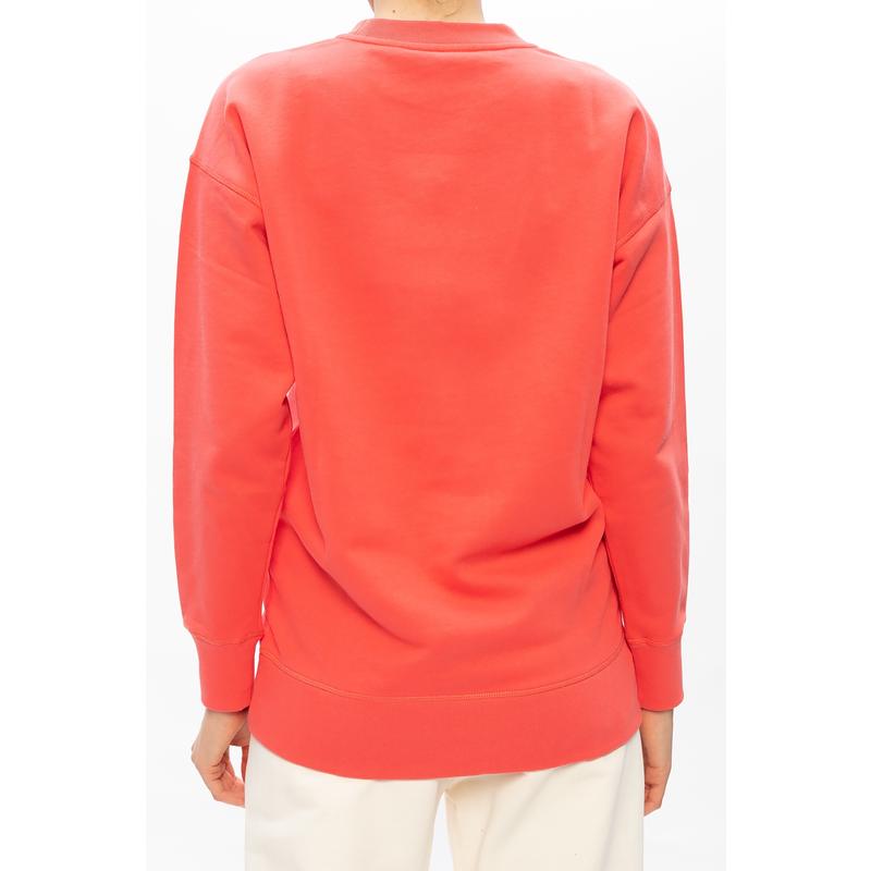 高田贤三(Kenzo)粉红虎头印花棉质圆领长袖运动卫衣女款休闲百搭高清大图