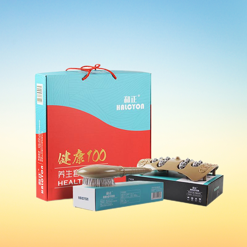 和正(HEZHENG) 按摩套装(气囊按摩梳普通款HZ-HCS(1)+足底按摩器HZ-ZDA-1)