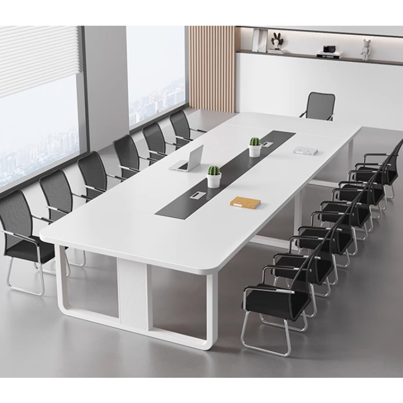 缘与君良XFB10三聚氰胺面环保颗粒板3000*1400*750会议桌(君)